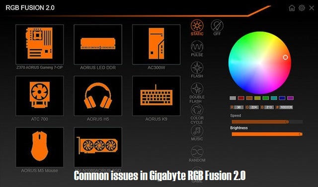 Issue With RGB Fusion 2.0